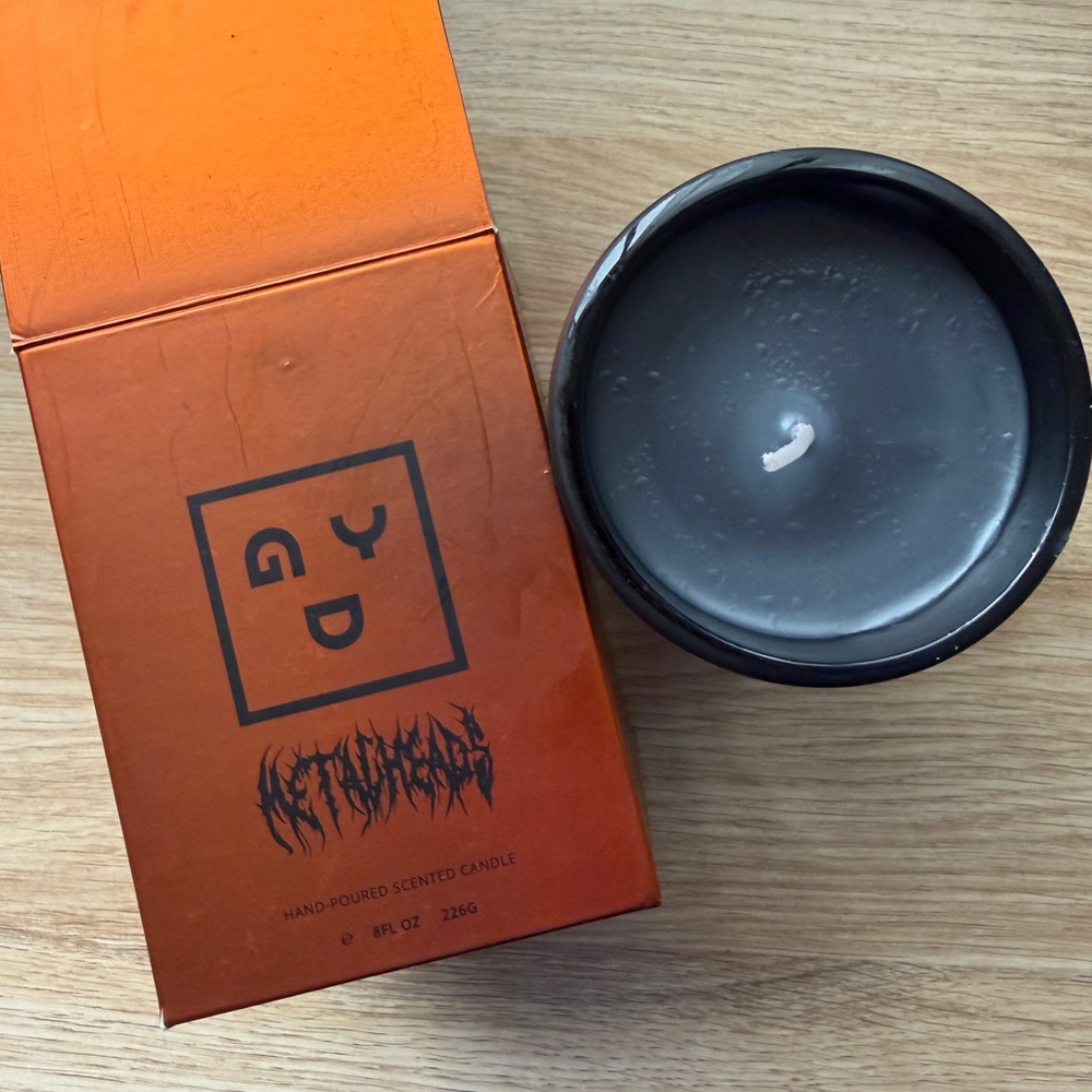 Good Dye Young x Apotheke Co • Metalheads Scented Soy Wax Candle • New in box!